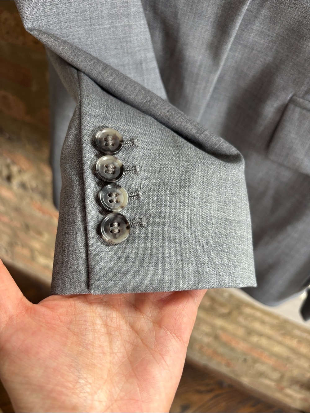 COS, Gray Women's Single-Button Tailored Blazer, NWT - Picture 8 of 13